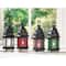 10.25" Decorative Clear Glass Moroccan Style Hanging Candle Lantern